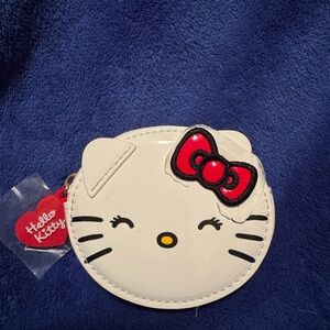 Hello Kitty White and Red Kids Coin Bag